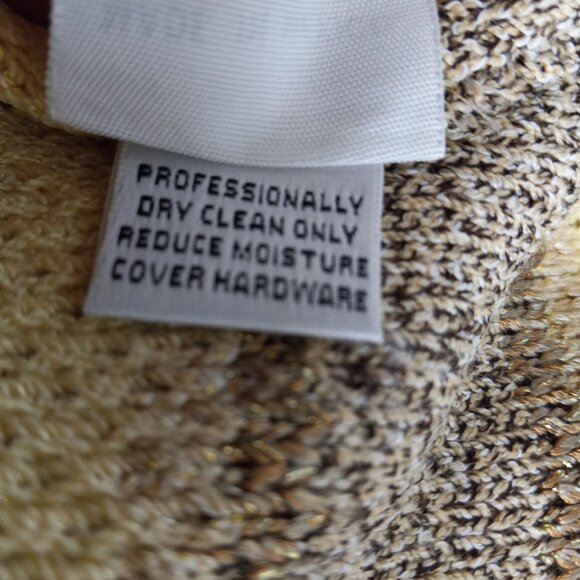 St John Sport Marie Gray P Sweater Shell Tank Top Santana Knit Striped Metallic - Picture 9 of 11